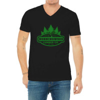 Morning Wood, Lumber, Company, Offensive, Morning, Wood, Lumber Co, Bo V-neck Tee | Artistshot