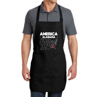 Usa Alabama, Usa Alabama Vintage, Usa Alabama Art, Usa Alabama Paintin Full-length Apron | Artistshot