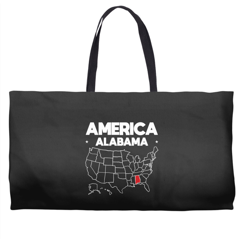 Usa Alabama, Usa Alabama Vintage, Usa Alabama Art, Usa Alabama Paintin Weekender Totes | Artistshot