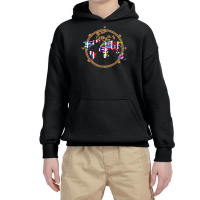 World Map Country Flags International World Map T Shirt Youth Hoodie | Artistshot