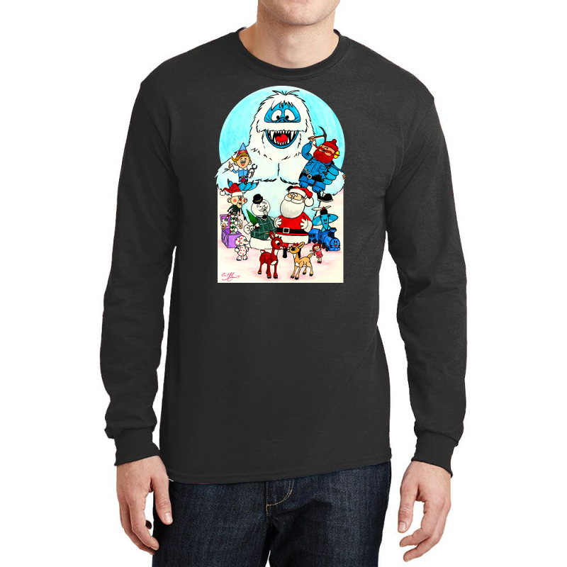 Rudolph Family Portrait, Rudolph Family Portrait Art, Rudolph Family P Long Sleeve Shirts | Artistshot