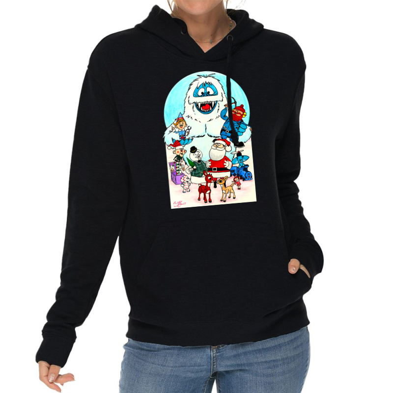 Rudolph Family Portrait, Rudolph Family Portrait Art, Rudolph Family P Lightweight Hoodie | Artistshot