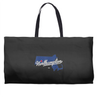 Northampton Massachusetts Ma Map Weekender Totes | Artistshot