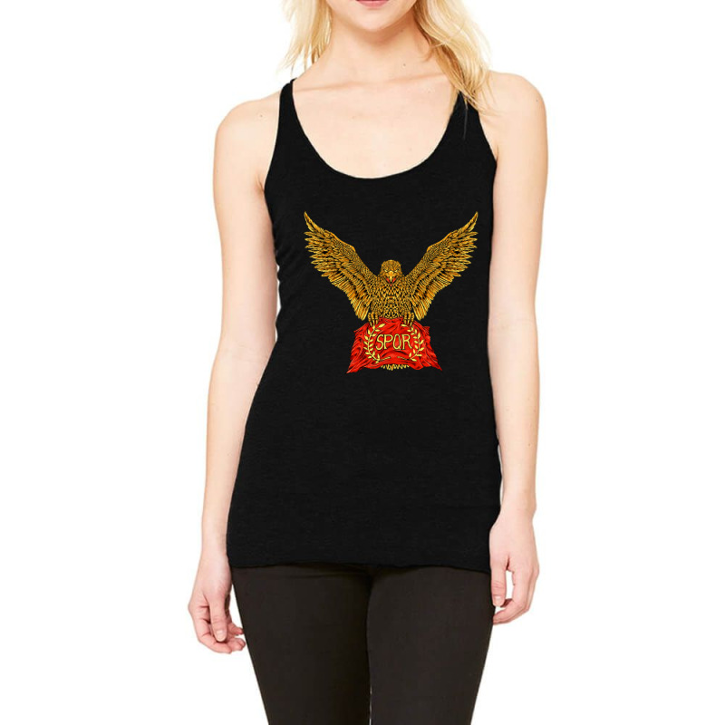 Roman Legion Eagle With Flag, Roman Legion Eagle With Flag Art, Roman  Racerback Tank by cm-arts | Artistshot