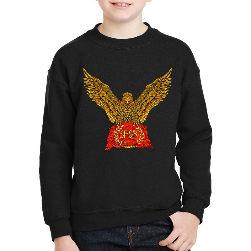 Roman Legion Eagle With Flag, Roman Legion Eagle With Flag Art, Roman  Youth Sweatshirt by cm-arts | Artistshot