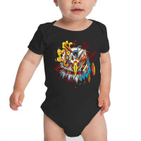 Eagle Robot, Eagle Robot Art, Eagle Robot Painting, Eagle Robot Vintag Baby Bodysuit | Artistshot