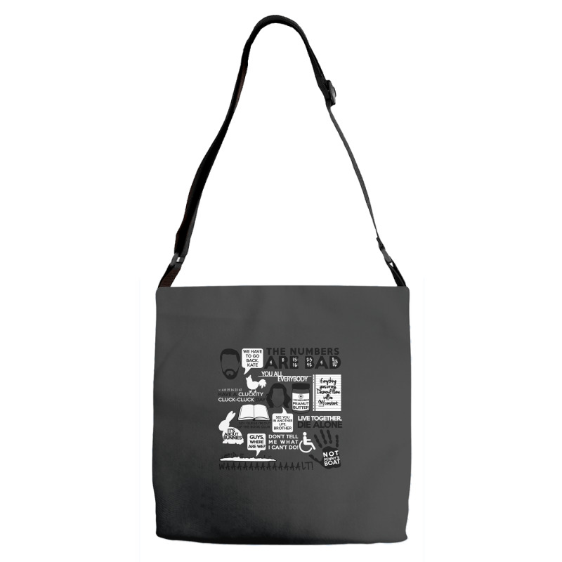 Lost Quotes Adjustable Strap Totes | Artistshot