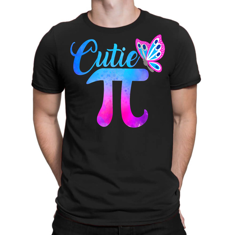 Cute & Funny Cutie Pi Math Pie Butterfly Adorable Math Pun T Shirt T-shirt | Artistshot