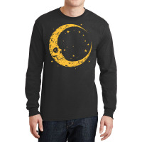 Spooky Skull Moon, Spooky Skull Moon Art, Spooky Skull Moon Painting,  Long Sleeve Shirts | Artistshot