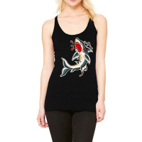 Shark Traditional, Shark Traditional Vintage, Shark Traditional Art, S Racerback Tank | Artistshot