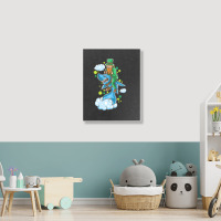 Shark St Patricks Day, Shark St Patricks Day Vintage, Shark St Patrick Portrait Canvas Print | Artistshot