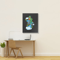 Shark St Patricks Day, Shark St Patricks Day Vintage, Shark St Patrick Portrait Canvas Print | Artistshot