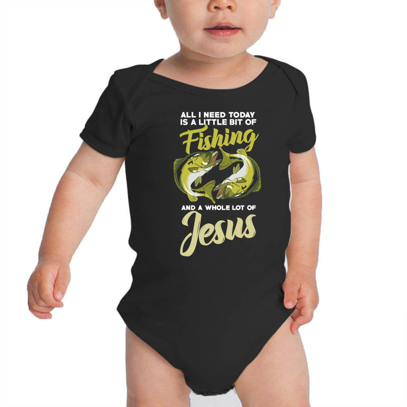 Fishing Christianity, Fishing Christianity Vintage, Fishing Christiani Baby Bodysuit by SHUTREI55 | Artistshot