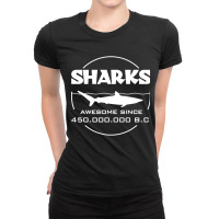 Shark Science, Shark Science Vintage, Shark Science Art, Shark Science Ladies Fitted T-shirt | Artistshot