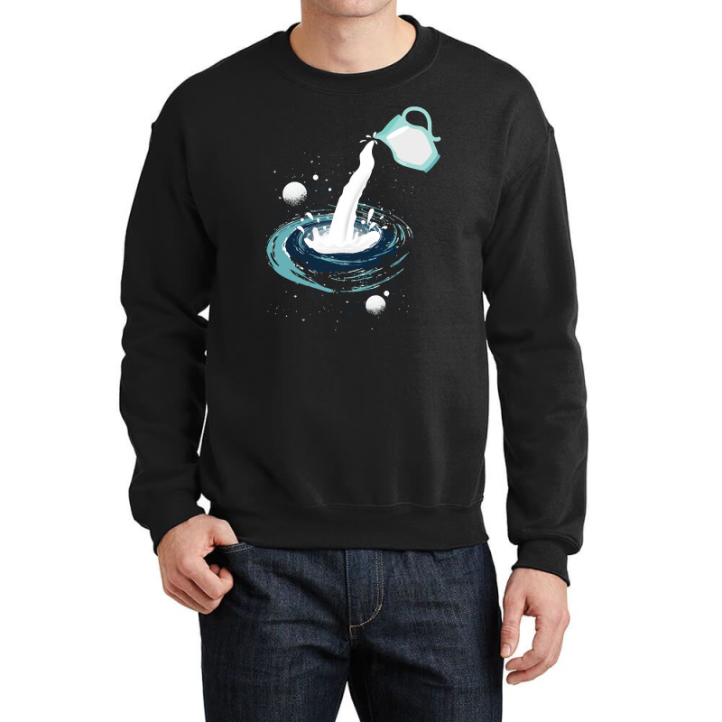 Milky Way Funny Space, Milky Way Funny Space Art, Milky Way Funny Spac Crewneck Sweatshirt by cm-arts | Artistshot