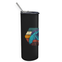 Snapping Turtle Retro Reptile Lover Sea Animal Snap Turtle Skinny Tumbler | Artistshot