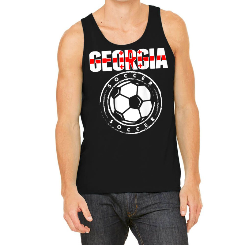 Georgia Soccer Lovers Jersey Support Georgian Football Team T Shirt Tank Top by cluniepfa | Artistshot