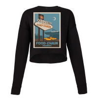 Food Chain Magnate Board Game Minimalist Travel Poster Style Gaming Ar Cropped Sweater | Artistshot