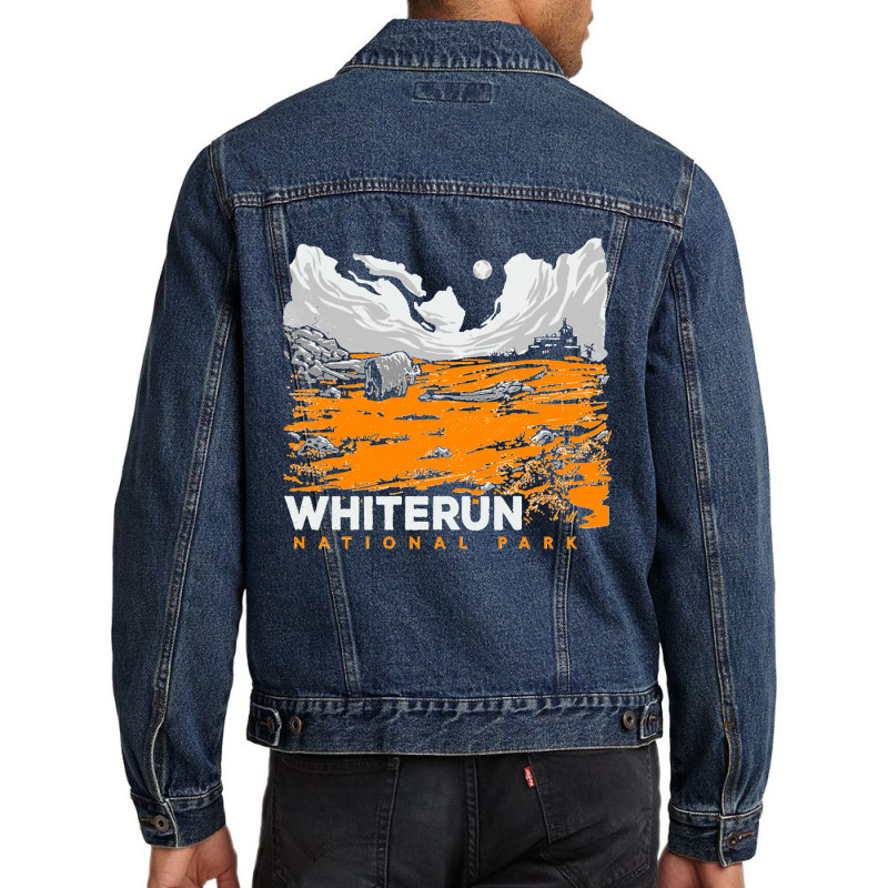 Skyrimm National Park Men Denim Jacket by cm-arts | Artistshot