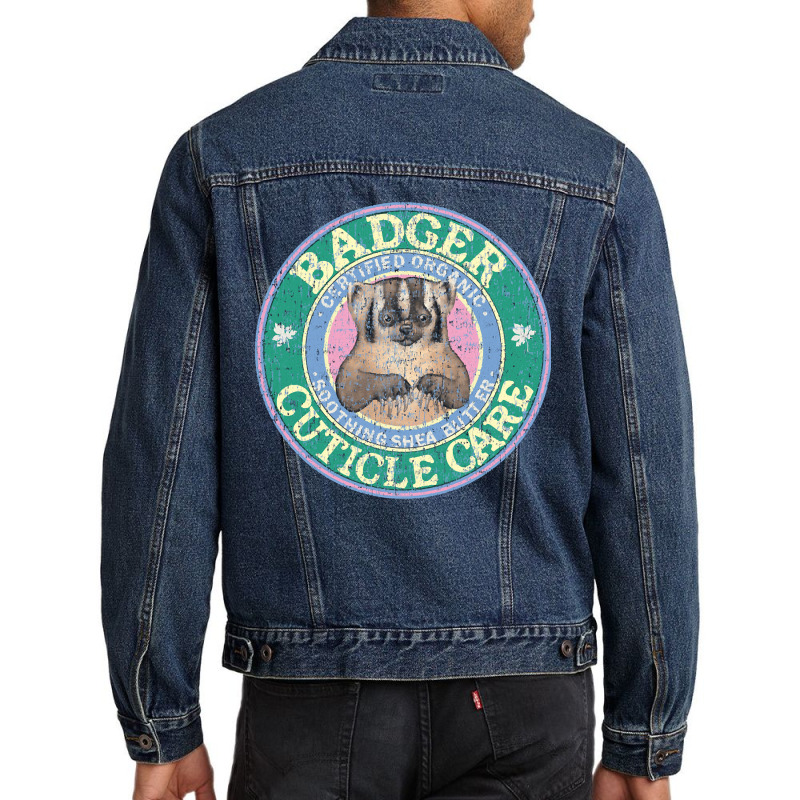 Badger Cuticle Care, Badger Cuticle Care Vintage, Badger Cuticle Care  Men Denim Jacket | Artistshot