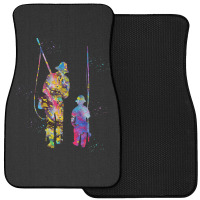 Father And Son Fishing, Father And Son Fishing Vintage, Father And Son Front Car Mat | Artistshot