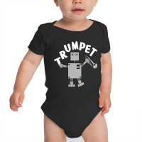 Trumpet Robot, Trumpet Robot Art, Trumpet Robot Vintage, Trumpet Robot Baby Bodysuit | Artistshot