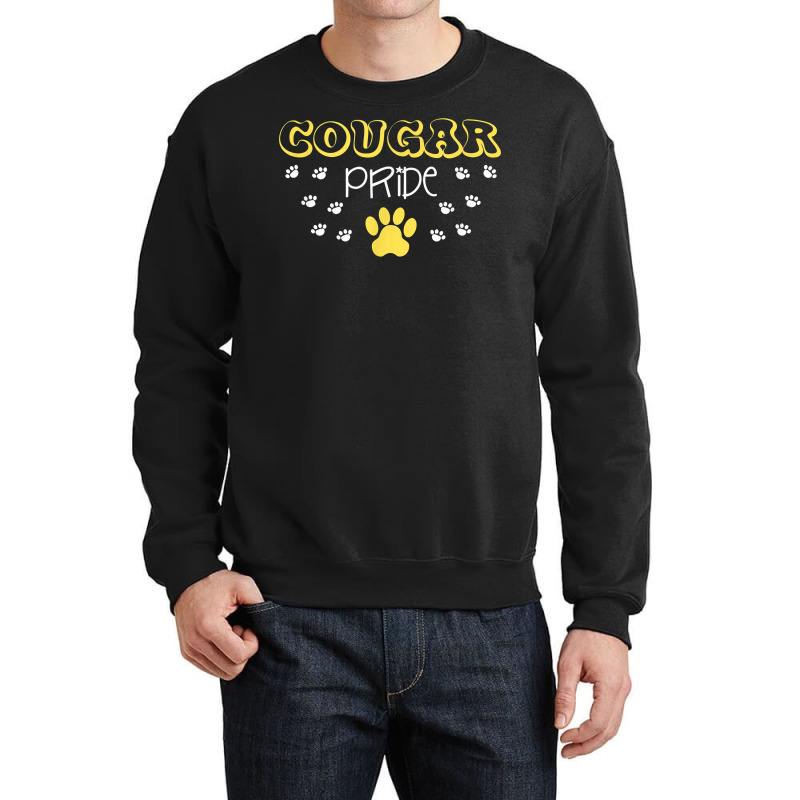 Cougar Pride Paw Shirt Crewneck Sweatshirt by cm-arts | Artistshot