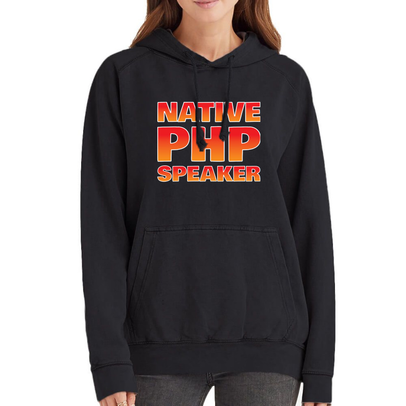 Native Php Speaker, Native Php Speaker Art, Native Php Speaker Vintage Vintage Hoodie by cm-arts | Artistshot