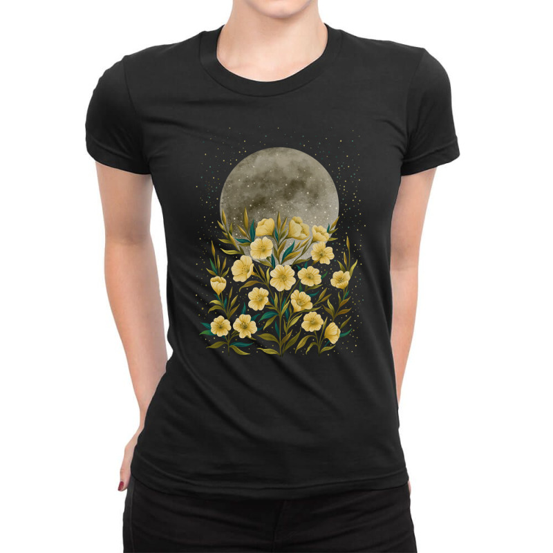 Greeting The Moon, Greeting The Moon Art, Greeting The Moon Painting,  Ladies Fitted T-Shirt by cm-arts | Artistshot