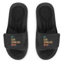 Eat Sleep Skipping Rope Repeat Slide Sandal | Artistshot