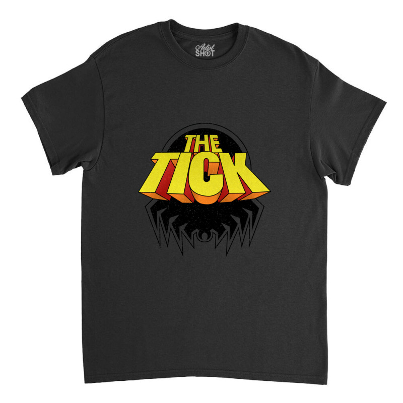 The Tick Superhero Parody Cartoon Character's Emblem Classic T-shirt by RobinIntorcia | Artistshot