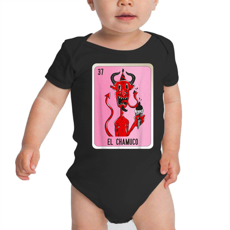 El Chamuco Mexican Slang Lottery Bingo Cards T Shirt Baby Bodysuit by cm-arts | Artistshot