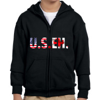 Useh, Useh Vintage, Useh Art, Useh Painting, Useh American, Canadian,  Youth Zipper Hoodie | Artistshot