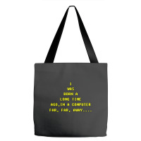 Old Computer Geek, Old Computer Geek Art, Old Computer Geek Vintage, O Tote Bags | Artistshot