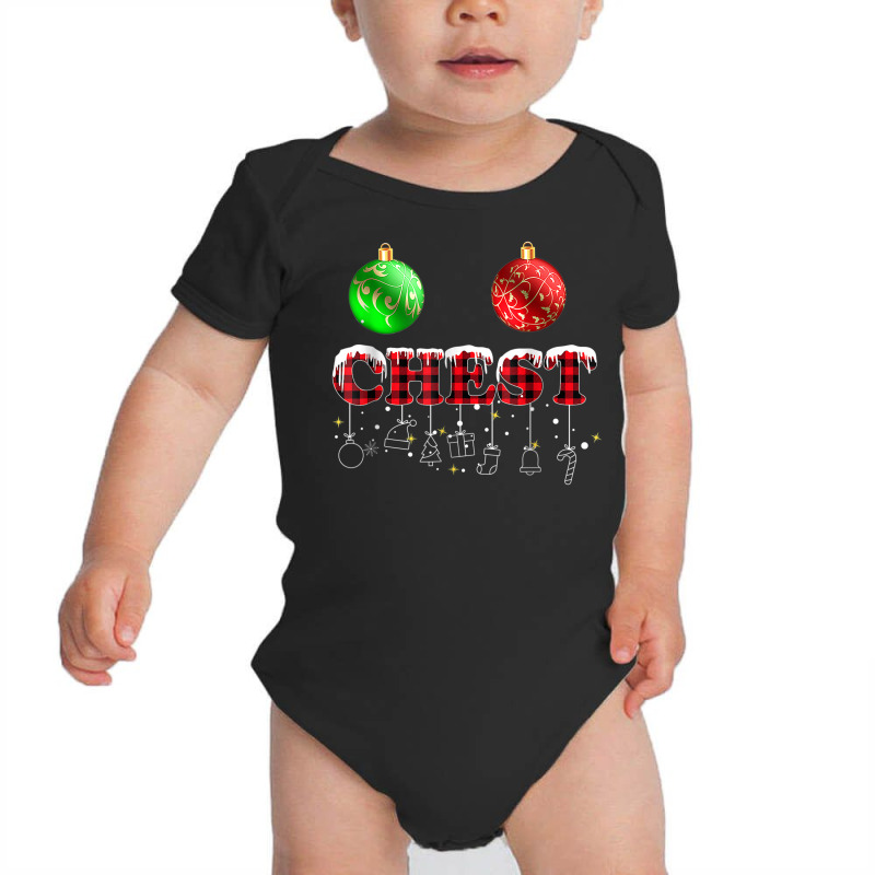 Chest Nuts Christmas Matching Couple Chestnuts Pajama Baby Bodysuit | Artistshot