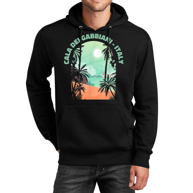 Cala Dei Gabbiani Souvenir   Italy Reminder Unisex Hoodie | Artistshot