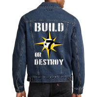 Build Or Destroy Mathematics Allah 5 Percent Godbody Nge God T Shirt Men Denim Jacket | Artistshot