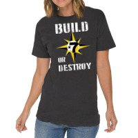 Build Or Destroy Mathematics Allah 5 Percent Godbody Nge God T Shirt Vintage T-shirt | Artistshot