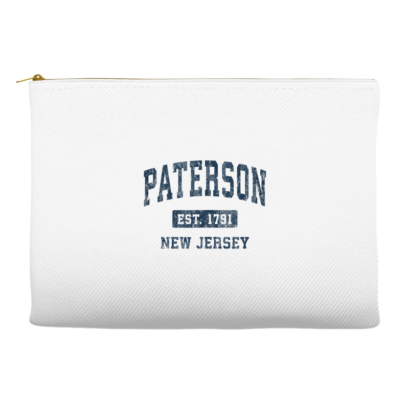 Paterson New Jersey Nj Vintage Athletic Sports Design Tank Top Accessory Pouches | Artistshot