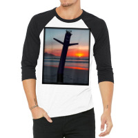 Sunset Wacky Waving Inflatable Tube Man Air Dancer 3/4 Sleeve Shirt | Artistshot