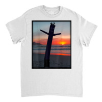 Sunset Wacky Waving Inflatable Tube Man Air Dancer Classic T-shirt | Artistshot