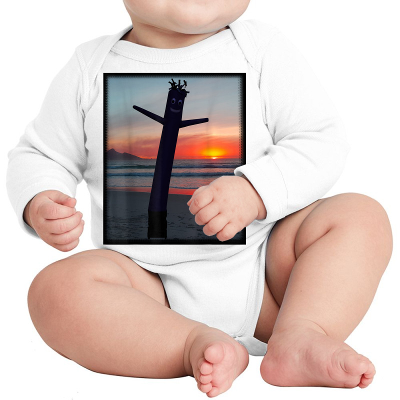 Sunset Wacky Waving Inflatable Tube Man Air Dancer Long Sleeve Baby Bodysuit by cm-arts | Artistshot