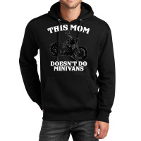 Funny Motorcycle Mom Biker Minivan Mother's Day Motor Bike Unisex Hoodie | Artistshot