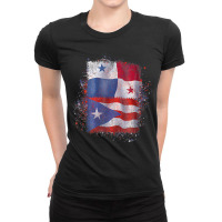 Puerto Rican Panamanian Love Tank Top Ladies Fitted T-shirt | Artistshot