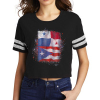 Puerto Rican Panamanian Love Tank Top Scorecard Crop Tee | Artistshot