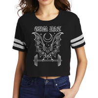 Gym Bat Gothlete Workout Vampire Bat And Moon Healthy Goth Tank Top Scorecard Crop Tee | Artistshot