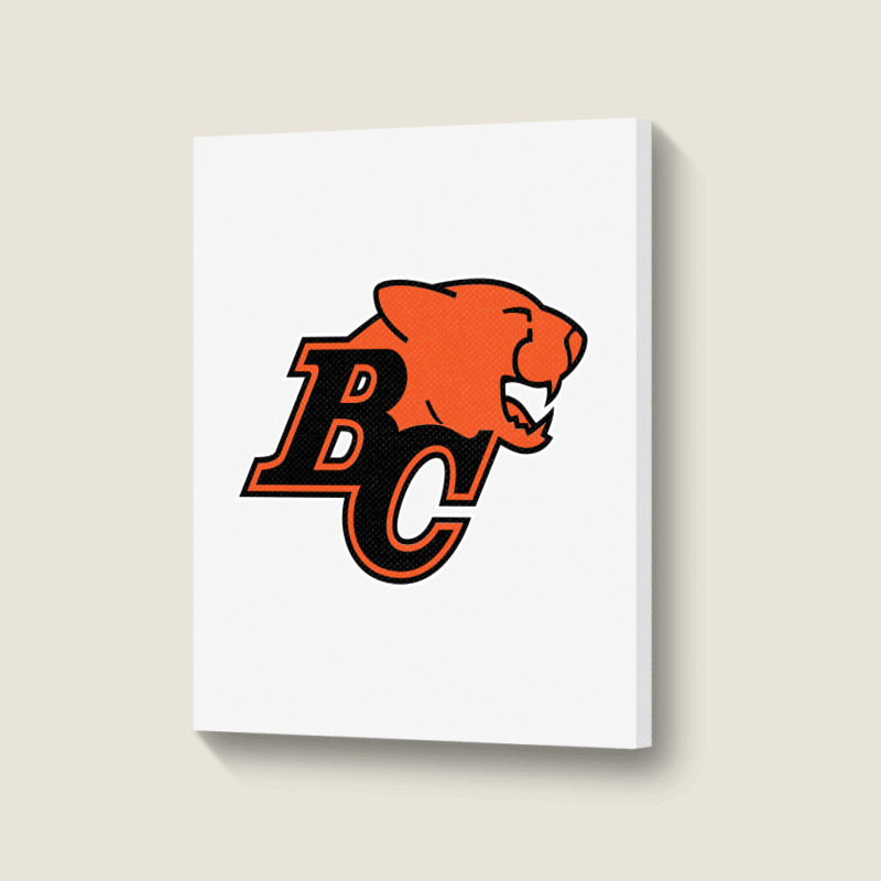 Bc Lions Portrait Canvas Print | Artistshot