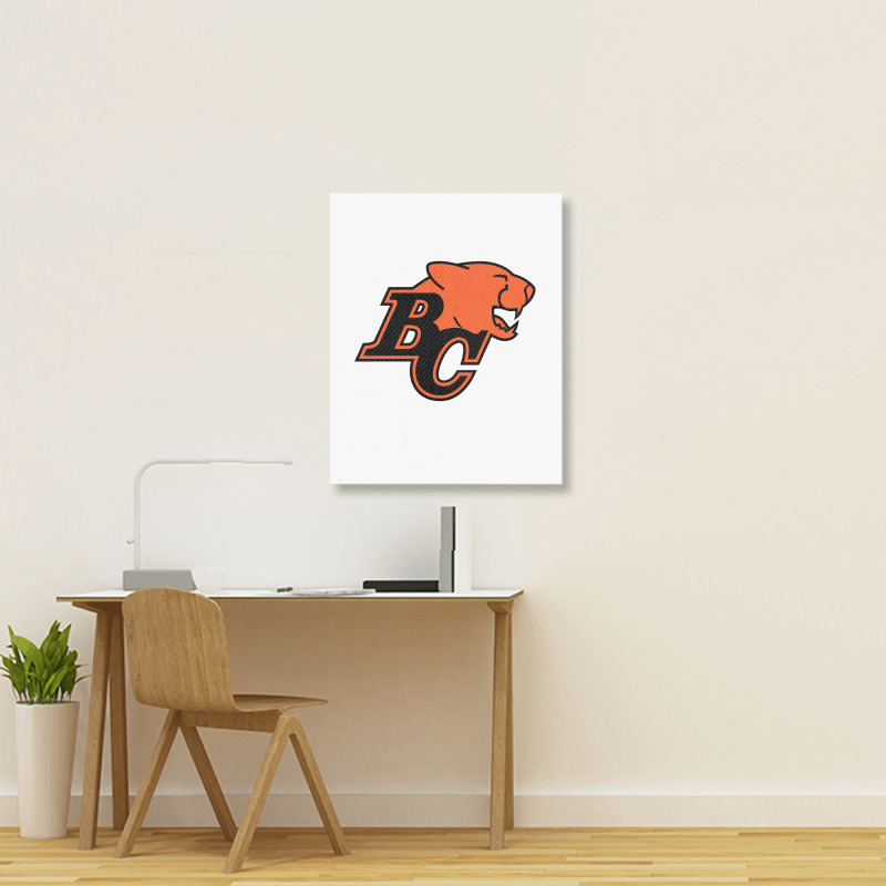 Bc Lions Portrait Canvas Print | Artistshot