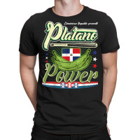 Dominican Republic Platano Power Baseball Dr Flag T Shirt T-shirt | Artistshot