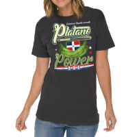 Dominican Republic Platano Power Baseball Dr Flag T Shirt Vintage T-shirt | Artistshot